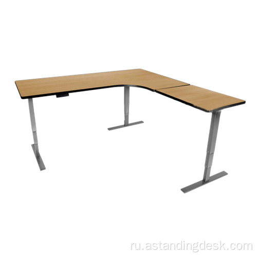 Высококачественная рабочая мебель L приемные столы формы